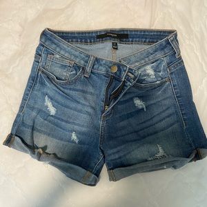 Harper high rise jean shorts 27